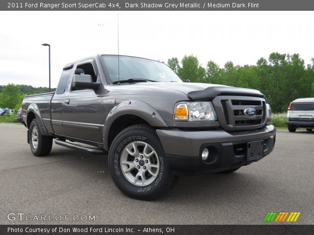 2011 Ford Ranger Sport SuperCab 4x4 in Dark Shadow Grey Metallic