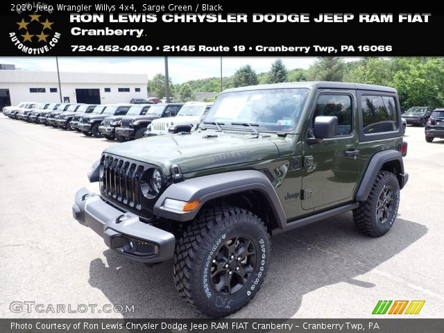 2020 Jeep Wrangler Willys 4x4 in Sarge Green