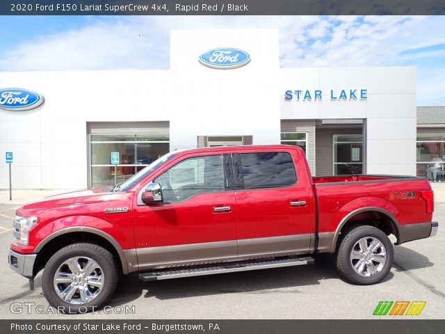 2020 Ford F150 Lariat SuperCrew 4x4 in Rapid Red