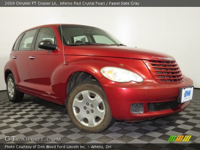 2009 Chrysler PT Cruiser LX in Inferno Red Crystal Pearl