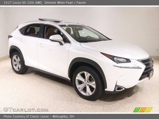 2017 Lexus NX 200t AWD in Eminent White Pearl