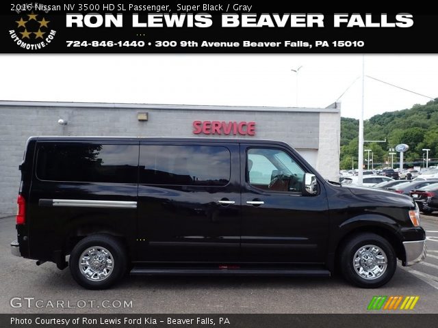 2016 Nissan NV 3500 HD SL Passenger in Super Black