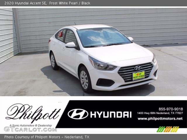 2020 Hyundai Accent SE in Frost White Pearl