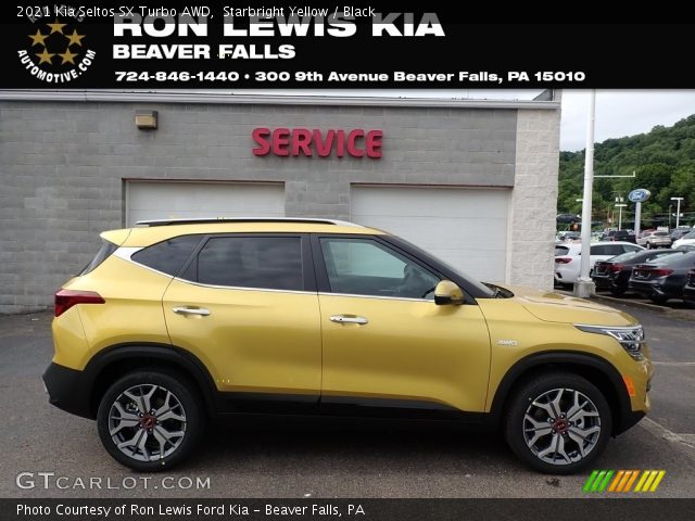 2021 Kia Seltos SX Turbo AWD in Starbright Yellow