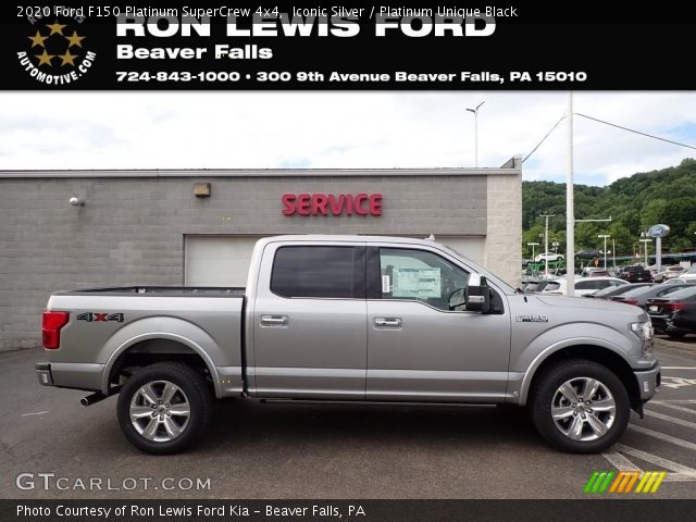 2020 Ford F150 Platinum SuperCrew 4x4 in Iconic Silver