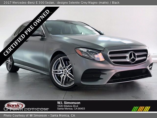 2017 Mercedes-Benz E 300 Sedan in designo Selenite Grey Magno (matte)