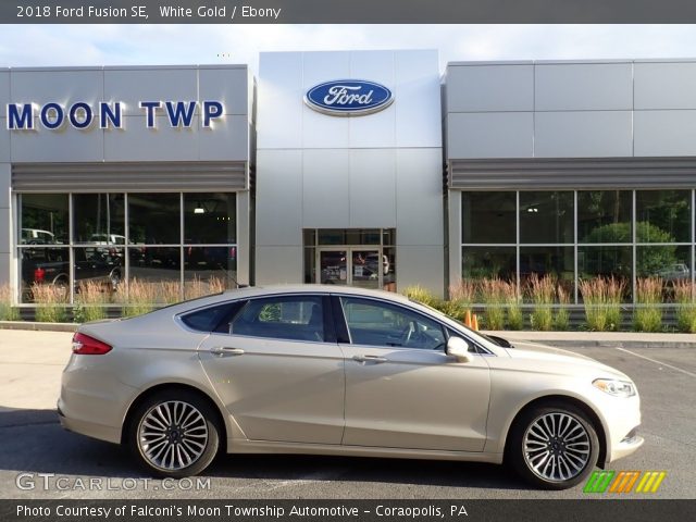 2018 Ford Fusion SE in White Gold