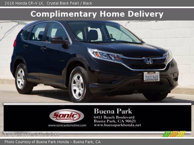 2016 Honda CR-V LX in Crystal Black Pearl