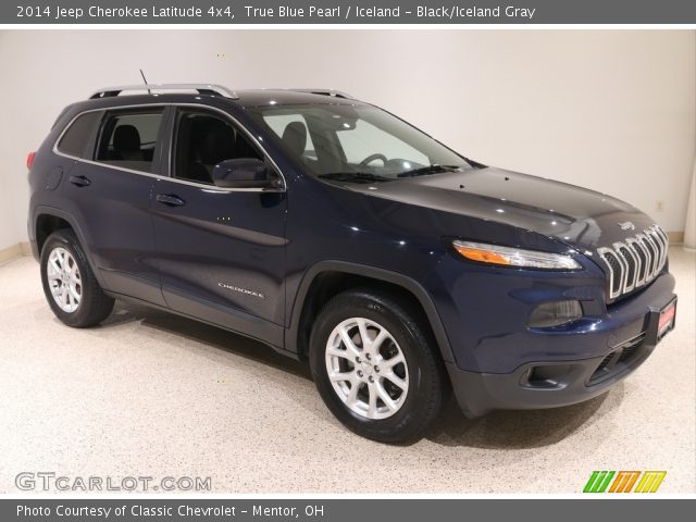 2014 Jeep Cherokee Latitude 4x4 in True Blue Pearl