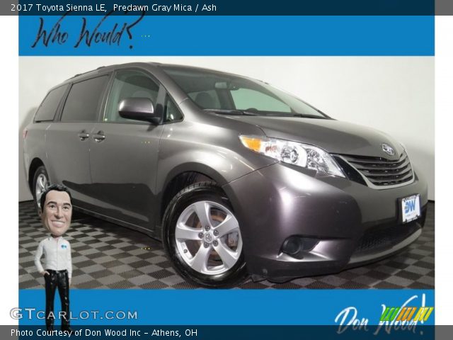 2017 Toyota Sienna LE in Predawn Gray Mica