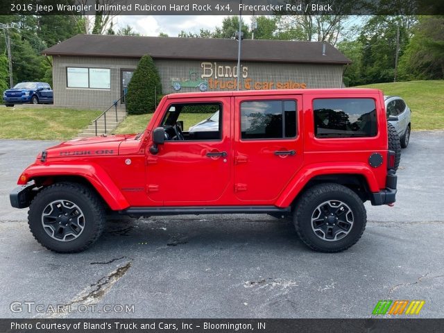 2016 Jeep Wrangler Unlimited Rubicon Hard Rock 4x4 in Firecracker Red