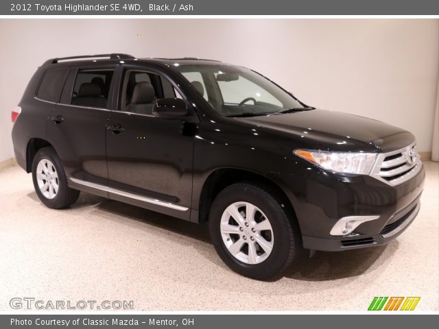 2012 Toyota Highlander SE 4WD in Black