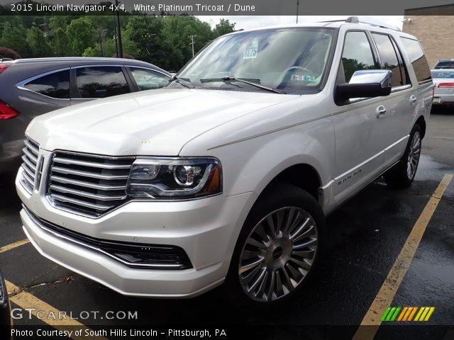 2015 Lincoln Navigator 4x4 in White Platinum Tricoat