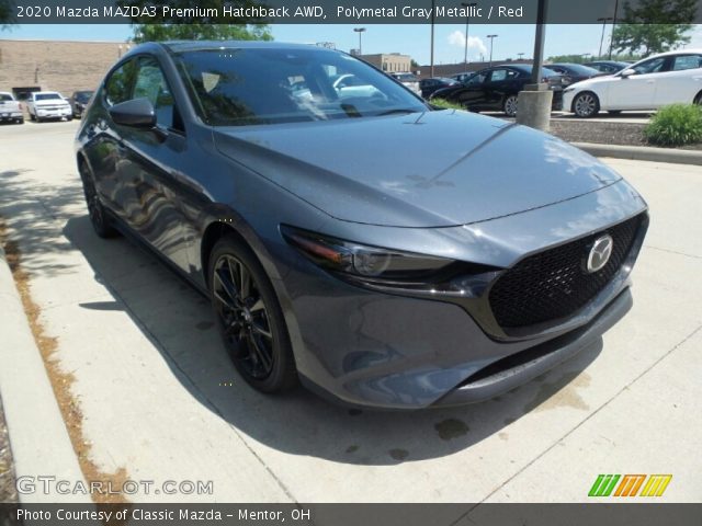 2020 Mazda MAZDA3 Premium Hatchback AWD in Polymetal Gray Metallic