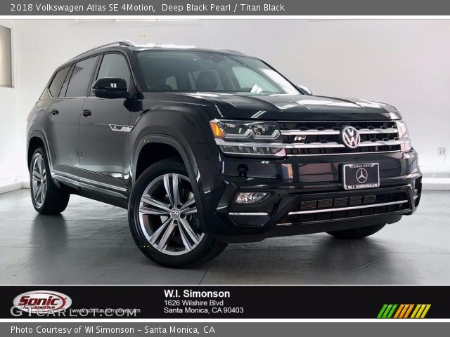 2018 Volkswagen Atlas SE 4Motion in Deep Black Pearl