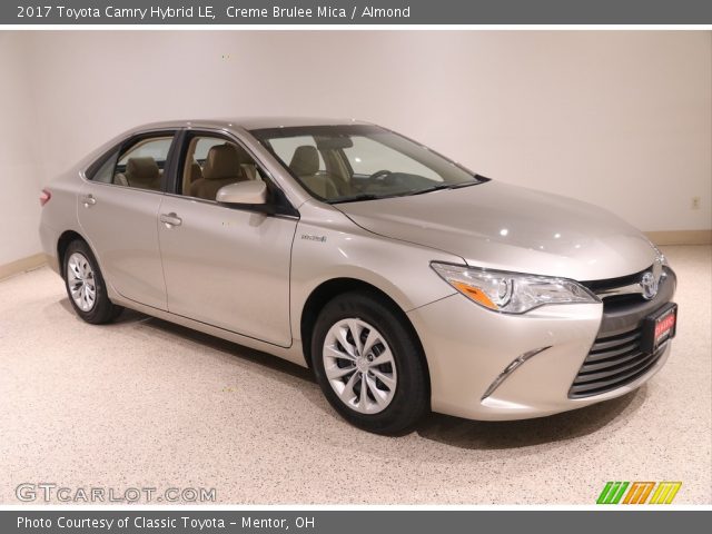 2017 Toyota Camry Hybrid LE in Creme Brulee Mica