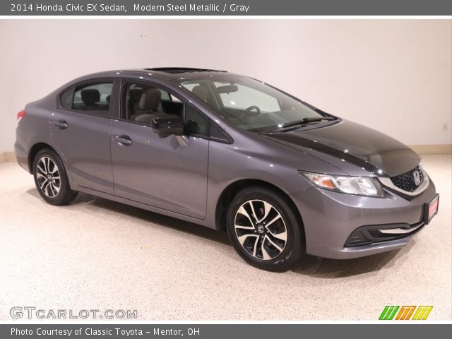 2014 Honda Civic EX Sedan in Modern Steel Metallic