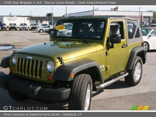 2008 Jeep Wrangler X 4x4 in Rescue Green Metallic