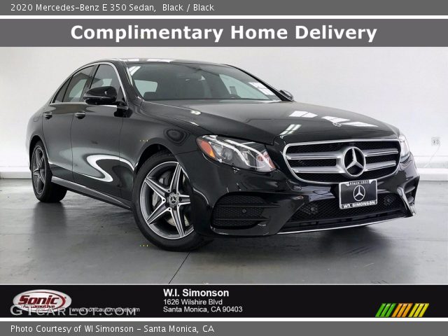 2020 Mercedes-Benz E 350 Sedan in Black