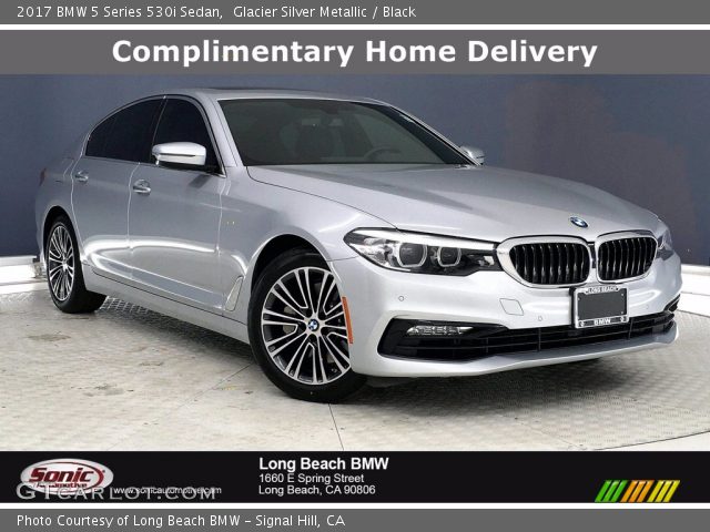 2017 BMW 5 Series 530i Sedan in Glacier Silver Metallic