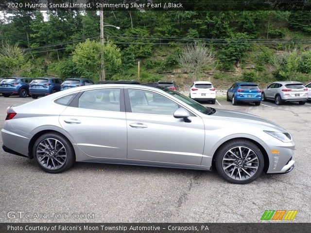 2020 Hyundai Sonata Limited in Shimmering Silver Pearl