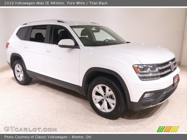 2019 Volkswagen Atlas SE 4Motion in Pure White
