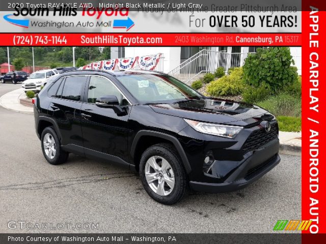 2020 Toyota RAV4 XLE AWD in Midnight Black Metallic