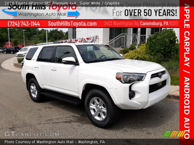 2020 Toyota 4Runner SR5 Premium 4x4 in Super White