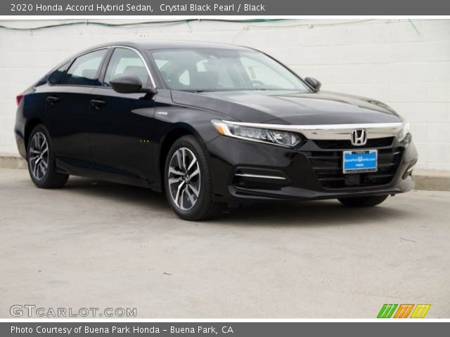 2020 Honda Accord Hybrid Sedan in Crystal Black Pearl