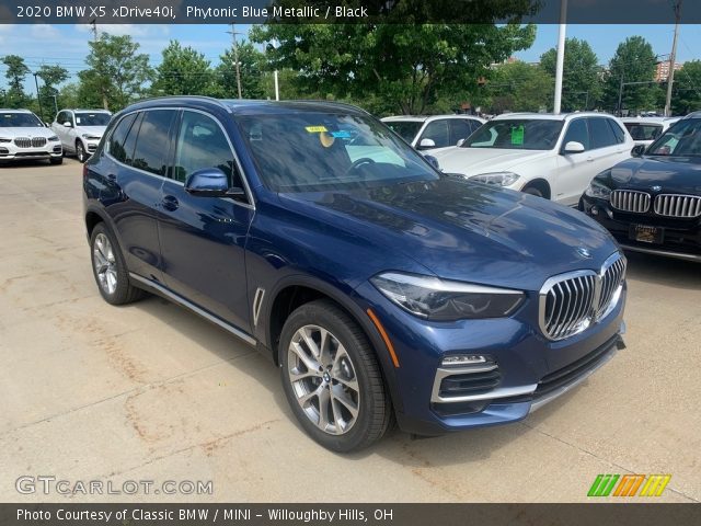 2020 BMW X5 xDrive40i in Phytonic Blue Metallic
