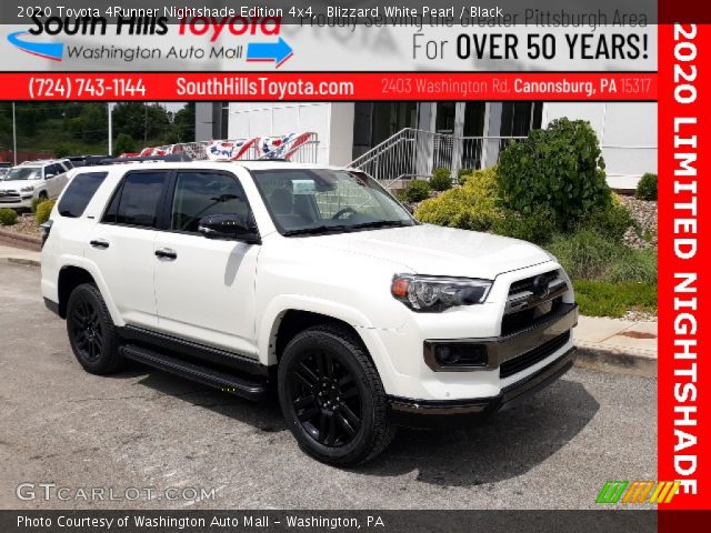 2020 Toyota 4Runner Nightshade Edition 4x4 in Blizzard White Pearl