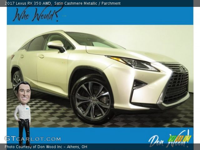 2017 Lexus RX 350 AWD in Satin Cashmere Metallic