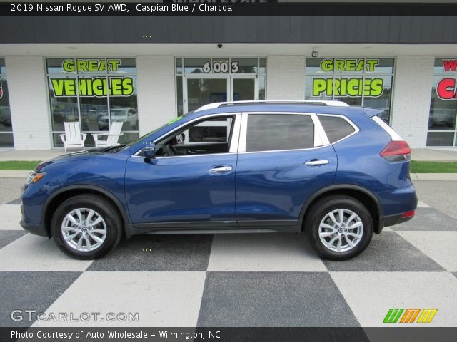 2019 Nissan Rogue SV AWD in Caspian Blue