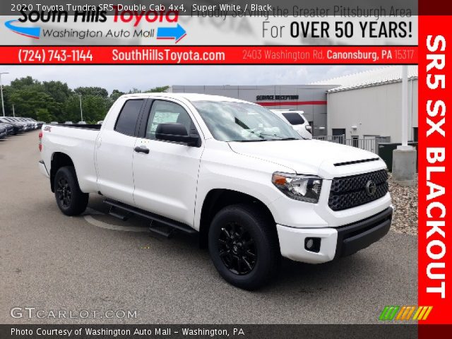 2020 Toyota Tundra SR5 Double Cab 4x4 in Super White