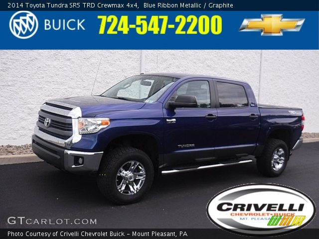 2014 Toyota Tundra SR5 TRD Crewmax 4x4 in Blue Ribbon Metallic