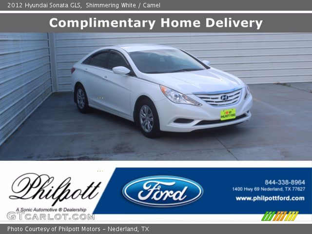 2012 Hyundai Sonata GLS in Shimmering White