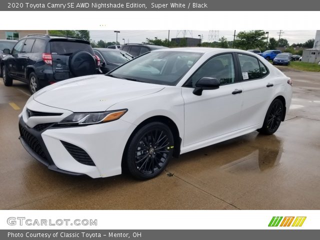2020 Toyota Camry SE AWD Nightshade Edition in Super White