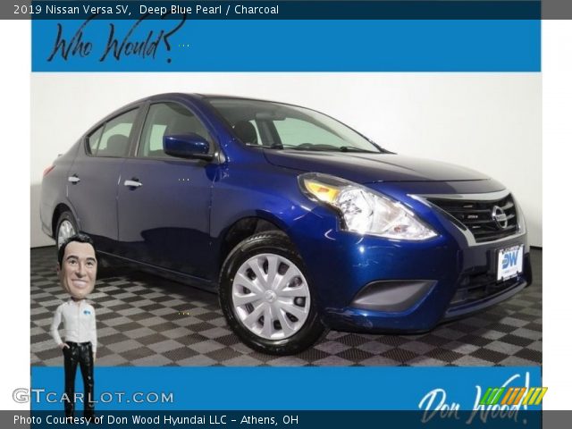 2019 Nissan Versa SV in Deep Blue Pearl