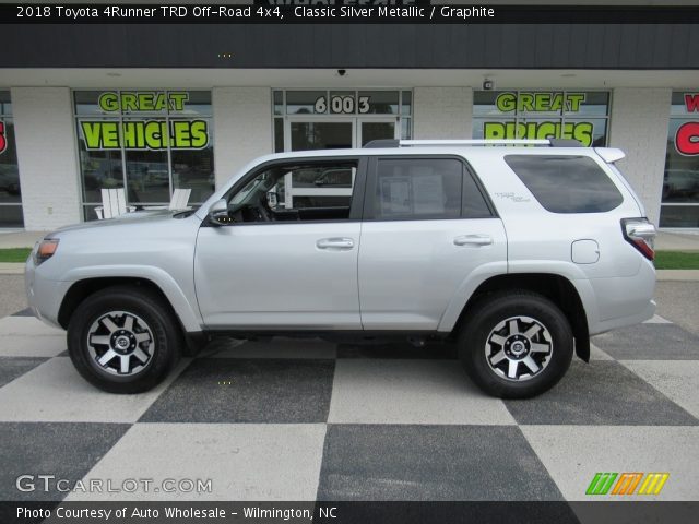 2018 Toyota 4Runner TRD Off-Road 4x4 in Classic Silver Metallic