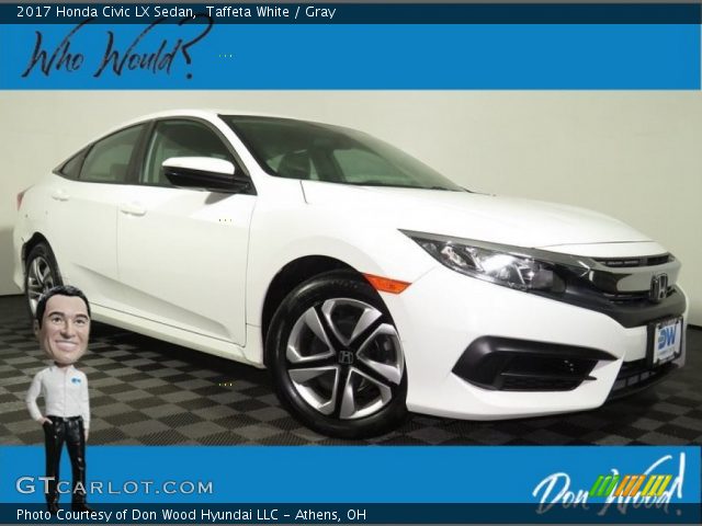 2017 Honda Civic LX Sedan in Taffeta White