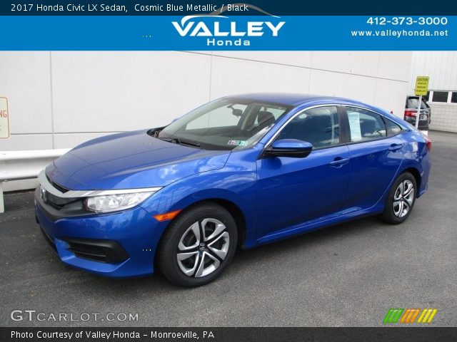 2017 Honda Civic LX Sedan in Cosmic Blue Metallic
