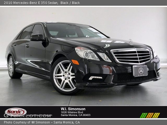 2010 Mercedes-Benz E 350 Sedan in Black