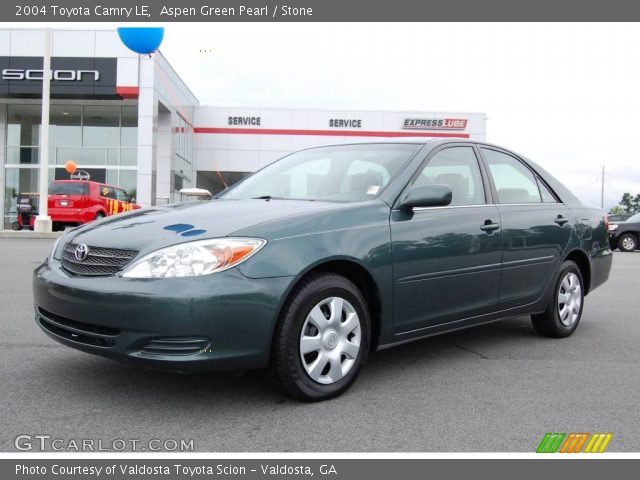 2004 Toyota Camry LE in Aspen Green Pearl