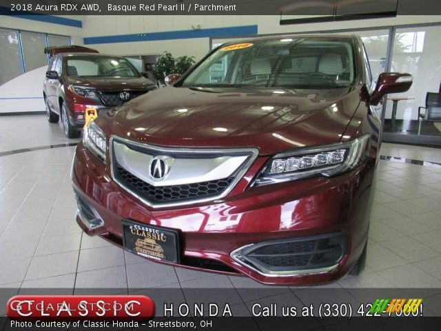 2018 Acura RDX AWD in Basque Red Pearl II