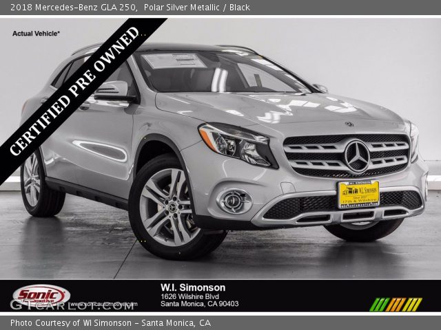 2018 Mercedes-Benz GLA 250 in Polar Silver Metallic