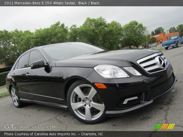 2011 Mercedes-Benz E 350 4Matic Sedan in Black