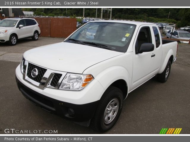 2016 Nissan Frontier S King Cab in Glacier White