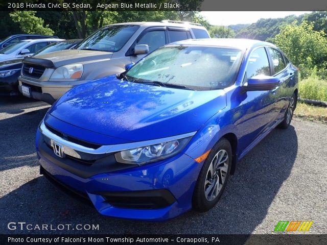 2018 Honda Civic EX Sedan in Aegean Blue Metallic