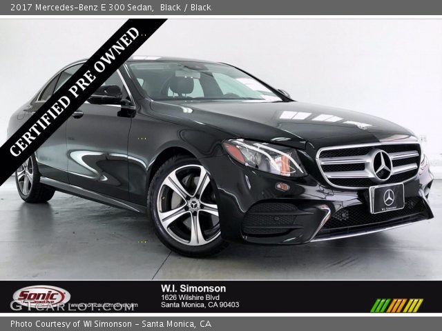 2017 Mercedes-Benz E 300 Sedan in Black