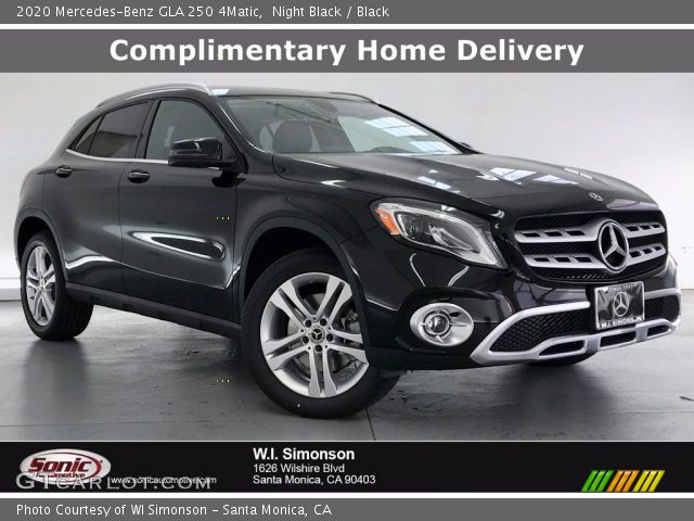2020 Mercedes-Benz GLA 250 4Matic in Night Black